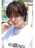 シースルーマッシュ韓国マッシュカルマパーマナチュラルパーマ