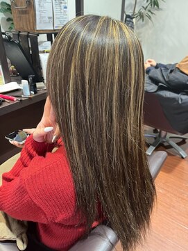 アームズ キューブ 岡崎店(arms cube) ハイライト+カラー