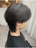 【LICCA  NOE】メンズロングウルフ＋ニュアンスパーマ☆