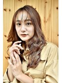 【buZonブゾン】シースルーバング×艶感立体ウェーブ