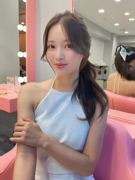 ボタン シブヤ(VOTAN SHIBUYA) 韓国ヘア/顔まわりカット/後毛/透け感カラー