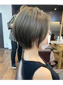 【畑中正敏】愛されショートボブ艶髪/似合わせカット