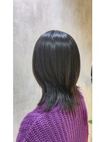 フィゼル あべのルシアス店(Aujua fizelle)&nbsp;ウルフスタイル艶感カラー