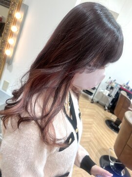 コワファースト  させぼ五番街店(COIFF1RST) pink×inner color