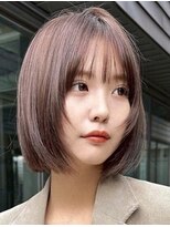 サンドパールス 仙台店(sand PALCE) 髪質改善/大人ガーリー/似合わせカット/ショートボブ前髪/仙台