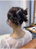 "ちらっと大人可愛い"インナカラー イヤリングカラー
