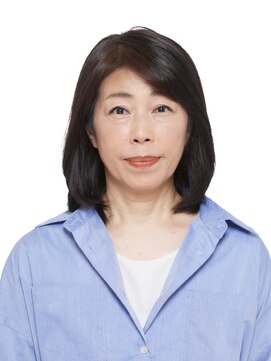 えがお美容室 お手入れが楽◎ふんわりミディアムヘア