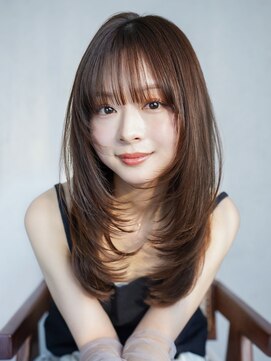 アイティーバイアルバム 松戸店(IT by ALBUM) ワンカールレイヤーロング_F1538