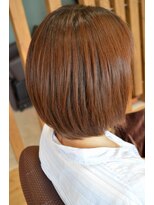 ピーエス ヘアーデザイン(PS. Hair Design) ショートボブ縮毛矯正　ナチュラル仕上げ　ビフォア画像あり