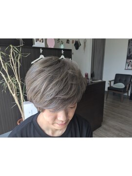 ヘアサロン ジール(Hair salon Ziel) マッシュレイヤー×アッシュグレー