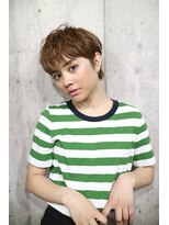 サロンドミルク 原宿(salon de MiLK)&nbsp;【salon de MiLK 原宿】エアリーショート×ジンジャーアッシュ