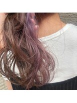 レガシーヘアーデザイン(Legacy hair design)&nbsp;「グレージュ×インナーパープル」