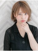 【ROMA】伸ばしかけ◎リラックス無造作パーマ小顔ショートボブ