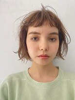 ソイ コンク 下北沢(soi conc)&nbsp;くせっぽいショートバングボブ　パーマ