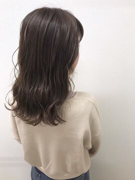 モルニ(MORNI) モカブラウン_マロンベージュ Aラインボブ かきあげ