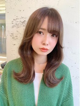 フォルテ ガーデン ヒルズ 静岡店(FORTE GARDEN HILLS)の写真/ロングヘアでもイメチェンが叶う！韓国くびれヘア・前髪カット・顔まわりの後れ毛カットも似合わせます＊