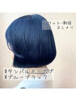 ワット 原宿店(W)&nbsp;W-ワット-原宿店＊韓国ボブ×ブルーブラック