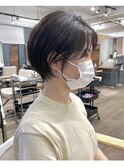 小顔ショート 丸みショート 透明感 三ノ宮 神戸 Cica