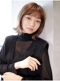 モード/ブラッドオレンジ/逆グラデーション/ボブウルフ/元町