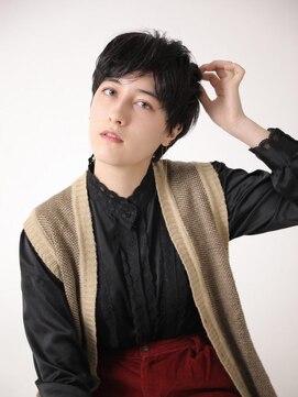 ショコラ アベノ(Chocolat ABENO) #ミニウルフ#くすみブルー#髪質改善トリートメント