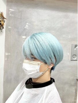 ロア 福岡天神本店(LORE) ペールブルー◎haya