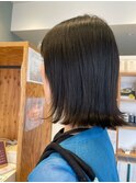 切りっぱなしラフボブ