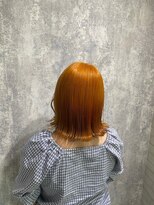 ジーナ セントラル銀座(Zina) ダブルカラー*オレンジ*外ハネ【ZinaCENTRAL】