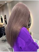 ミルクティーベージュダブルカラーインナーカラーケアブリーチ