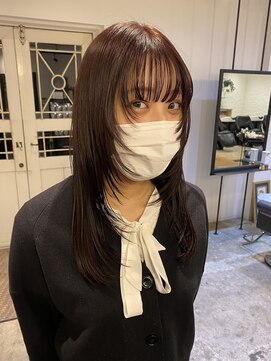 アクセント ヘアーセッション(ACCENT,HAIR SESSION) 顔周りレイヤー/レイヤーカット/ミディアムレイヤー