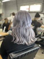 ワン(ONE)&nbsp;white blue purple/ハイトーン/ホワイトブルー