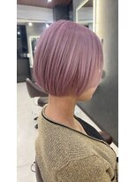 デザインサロンリア(design salon Lia)&nbsp;ボブのピンクカラー