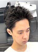 刈り上げショートスパイキーショートパンクショートツーブロック