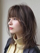 レヴ 草加店(LEV.)&nbsp;イメチェン　外ハネ　ボブ　美髪　ワイドバング　ブルーブラック