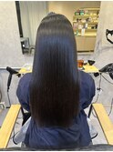 髪質改善/ブルーブラック/透明感カラー/韓国ヘア/暗髪　Aime大宮