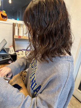 ヘアーチェリーコーク ランプ(HAIR CHERRY COKE Lamp) "ナチュラルプードルパーマ"