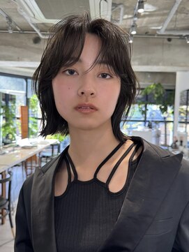 フィルムス 大阪本町(FILMS) 暗めカラー/ボブ/顔周り/前髪/レイヤー/髪質改善/縮毛矯正/本町