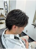 スパイキーショートパーマツイストスパイラルパーマビジネスヘア