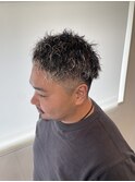 アップバングメッシュツイスパ