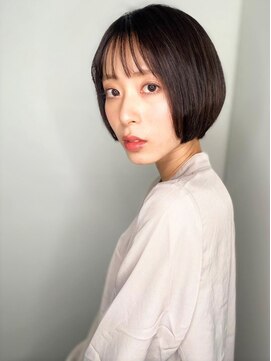 カバーヘアアンドスパ ブリス 浦和(COVER HAIR&SPA bliss) アッシュグレージュ丸みショートマッシュp1浦和20代30代40代