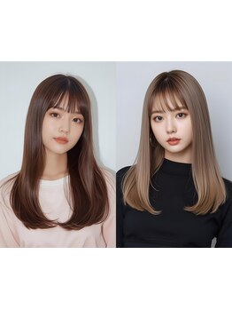 本日空きあり◎[カット+縮毛矯正\13200]イルミナカラーとの相性も良く、自然に馴染む◎[原宿/原宿/原宿駅]