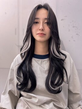 キング 心斎橋店(K!ng) ハイライトカラーミルクティーベージュレイヤーカット