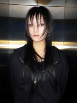 ブロック ジャポン(bloc japon) shaggy シャギーカット ハッシュカット 黒髪ロング セミロング