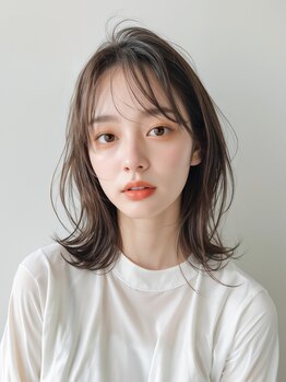 エル(el.)の写真/髪質改善ストレートで潤い、艶感◎ナチュラルな仕上がりで今までとは違う、柔らかい質感を実現*