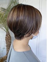 レプリカ 戸塚(Replica)&nbsp;ハイライト×ショートボブ