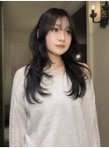 ロングレイヤー/ダークアッシュ