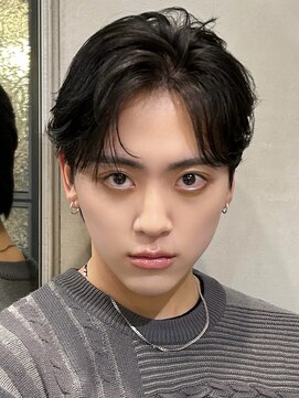 ロンドオム 池袋(Lond Homme) men's/メンズ/ダウンパーマ/黒染め/韓国/ブルーブラック/池袋