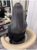 グレージュで作るハイトーン×髪質改善