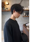 メンズセンターパート
