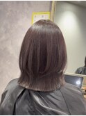髪質改善カラー×くびれボブ