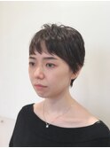 ショート髪型20代30代40代前髪あり前髪なし面長丸顔池袋